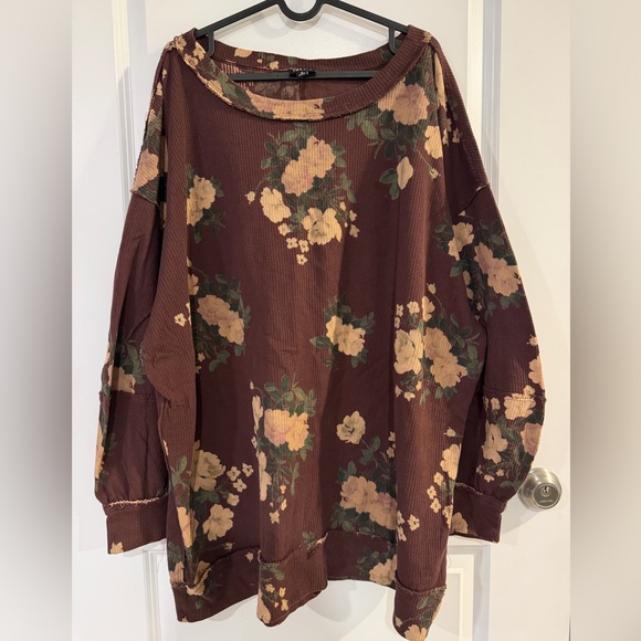 Torrid Cotton Crew Long Sleeve Tee Sweater - Picture 3 of 9